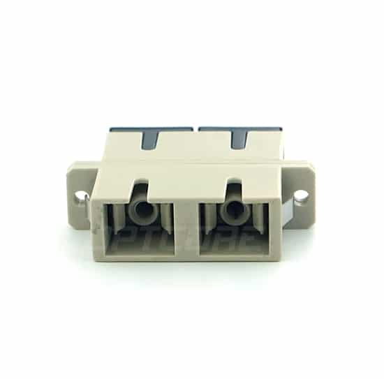 Molex COPAL 18282-0109 | SC Duplex Multimode (MM) Adapter, Beige Flange-Mount