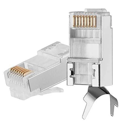 Molex KSP-00001 CAT6A Shielded Field Termination Plug RJ45 – 10 Gbps, 22-26 AWG, PoE Rated